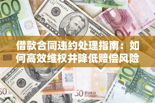 武汉借款合同违约处理指南：如何高效维权并降低赔偿风险？
